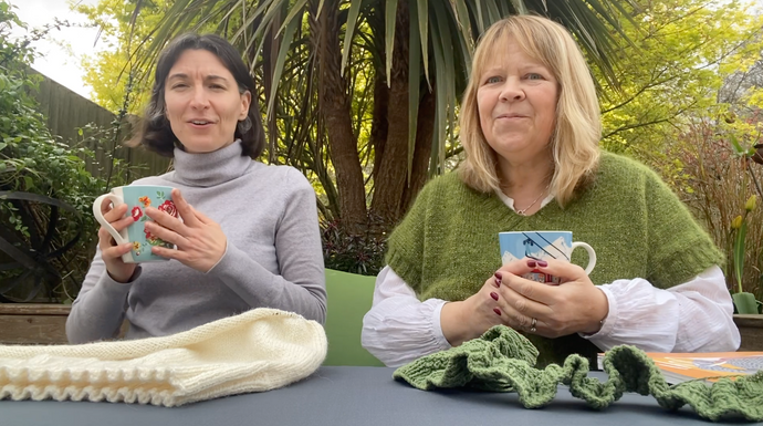 April Knitting Projects - Catchup with Frances and Alison