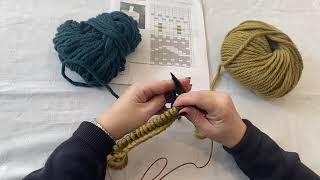 How to Knit Fairisle with Two Hands